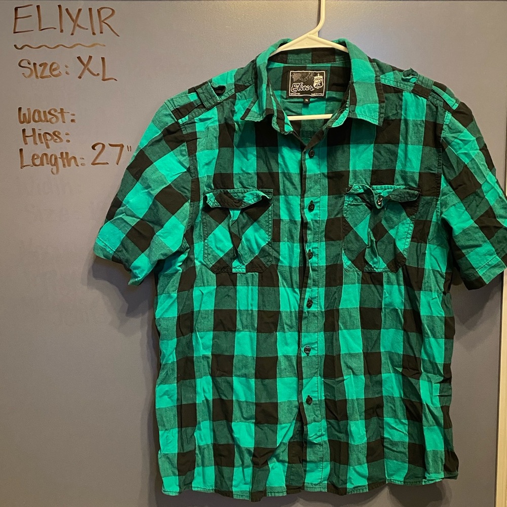 Elixir Short Sleeve Buttoned Shirt - Picture 2 of 4